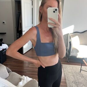 Soft Blue Sports Bra